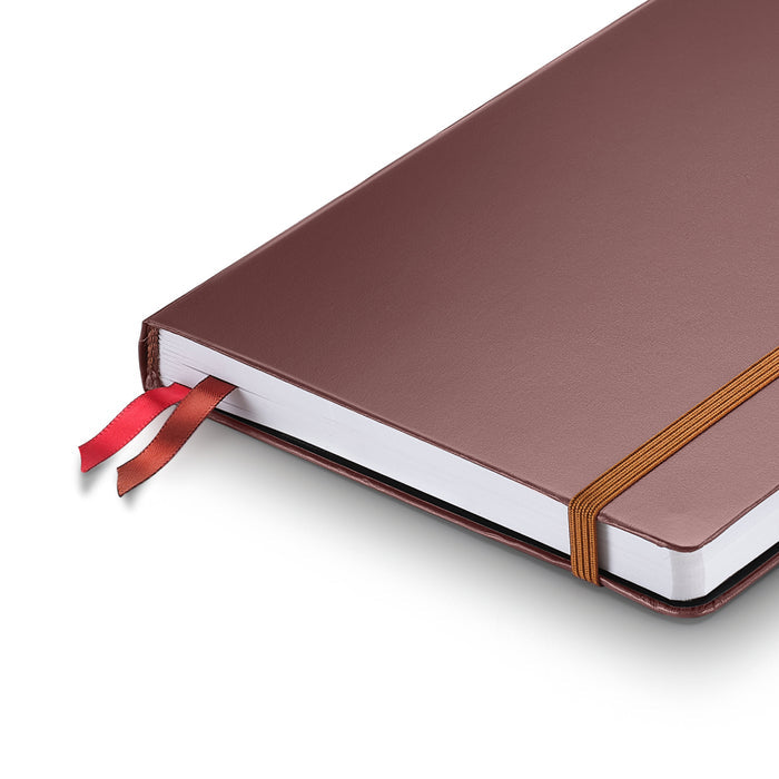 Sheaffer Hard Cover Notebook - Dark Brown - Medium - Ruled