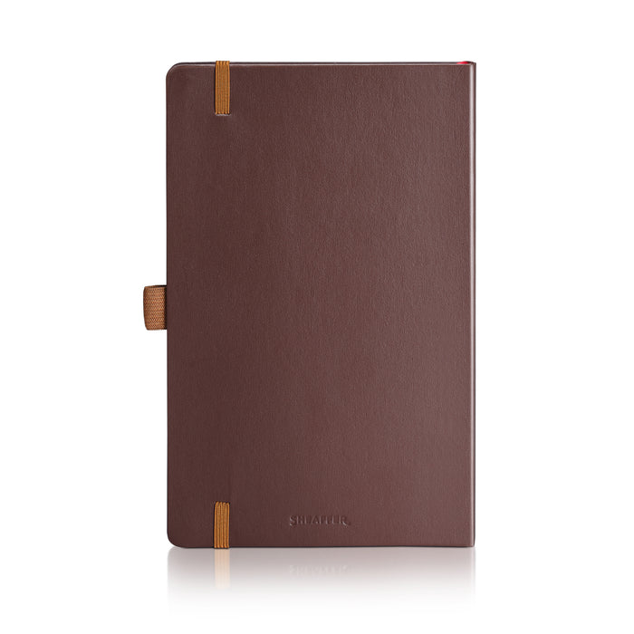 Sheaffer Hard Cover Notebook - Dark Brown - Medium - Ruled