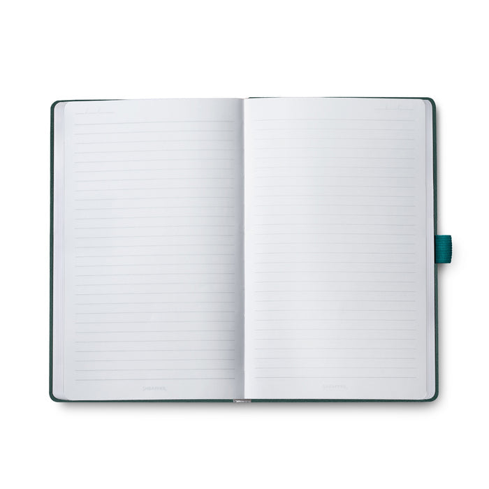 Sheaffer Hard Cover Notebook - Forest Green - Medium - Ruled