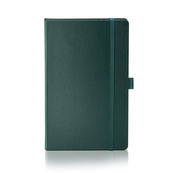 Sheaffer Hard Cover Notebook - Forest Green - Medium - Ruled