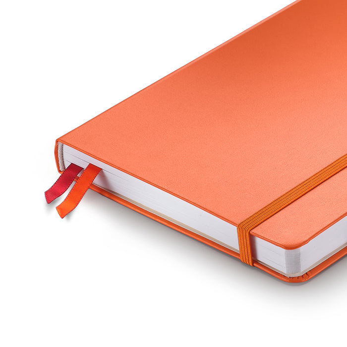 Sheaffer Hard Cover Notebook - Orange - Medium - Ruled