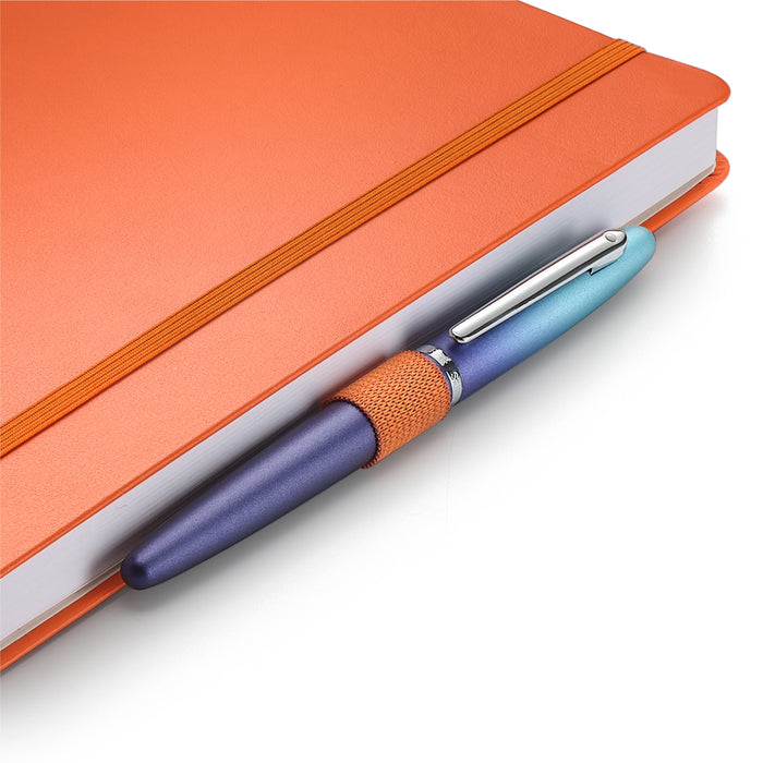 Sheaffer Hard Cover Notebook - Orange - Medium - Ruled