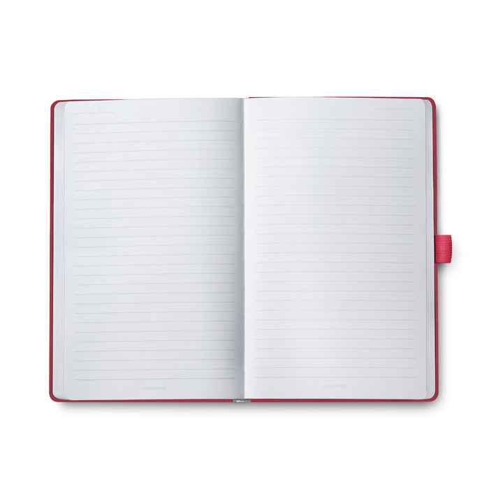 Sheaffer Hard Cover Notebook - Red - Medium - Ruled
