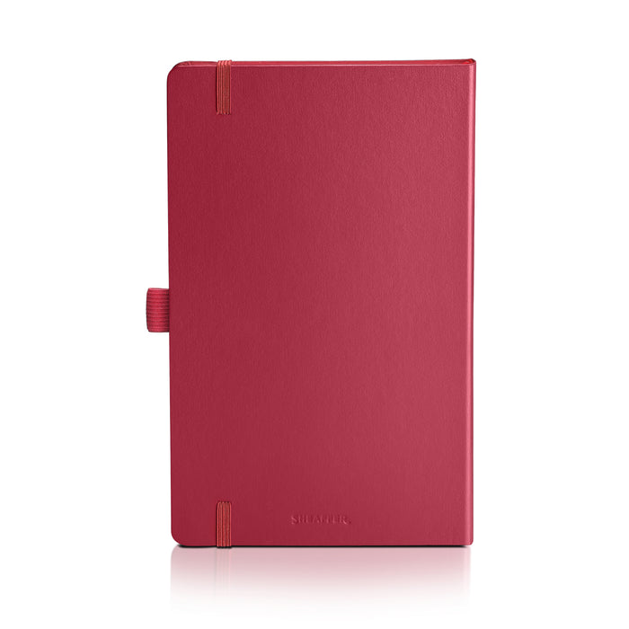 Sheaffer Hard Cover Notebook - Red - Medium - Ruled