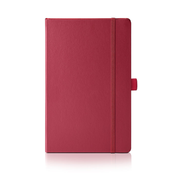 Sheaffer Hard Cover Notebook - Red - Medium - Ruled