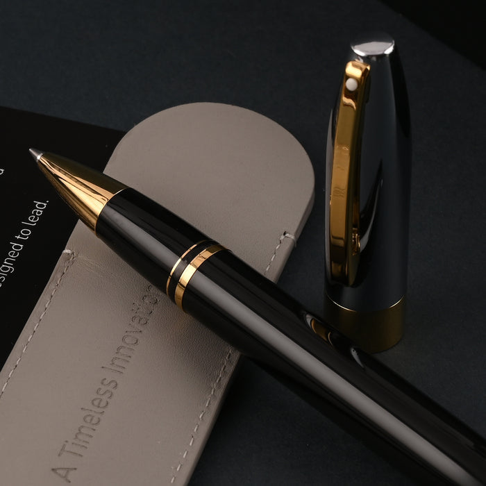 Sheaffer Legacy Roller Ball Pen - Black & Chrome GT 8
