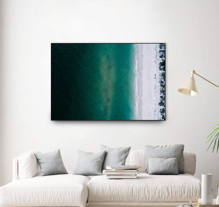 Shoreline by Pexels on GIANT ART - white sea scene