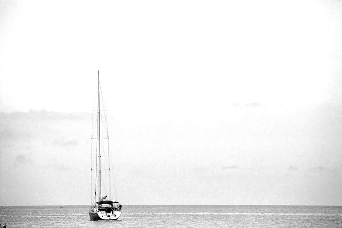 Silent Water by Aaron Matheson on GIANT ART - white nautical