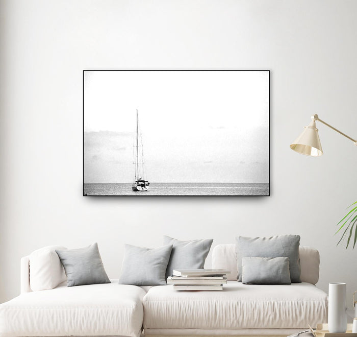 Silent Water by Aaron Matheson on GIANT ART - white nautical