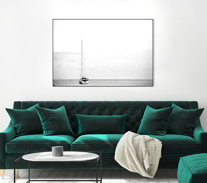 Silent Water by Aaron Matheson on GIANT ART - white nautical