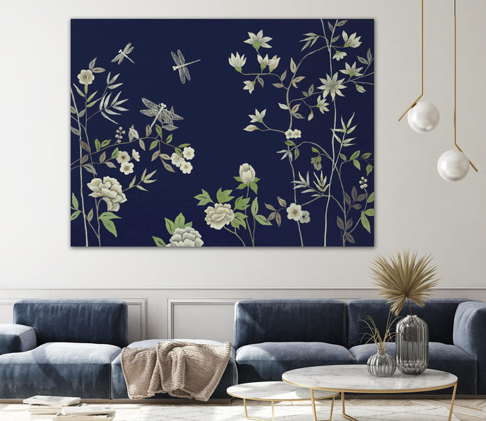 Silken Treasure II V6 by Liz Jardine on GIANT ART - blues florals