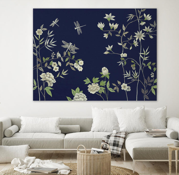 Silken Treasure II V6 by Liz Jardine on GIANT ART - blues florals