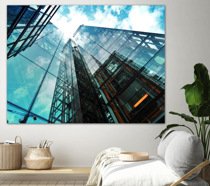 Skyline blue sky by Pexels on GIANT ART - white architectural
