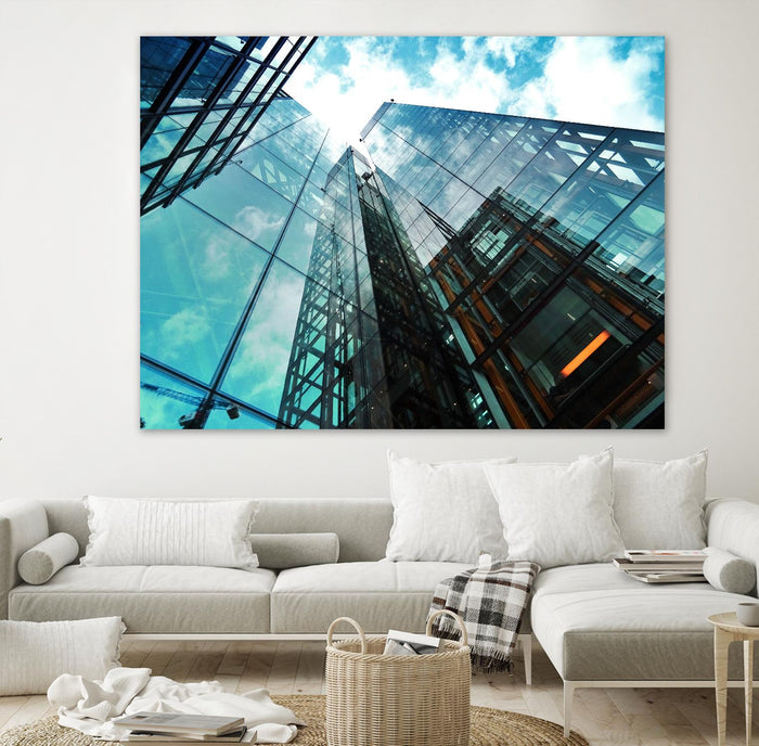 Skyline blue sky by Pexels on GIANT ART - white architectural