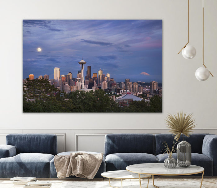Skyview by Aaron Matheson on GIANT ART - green city scene