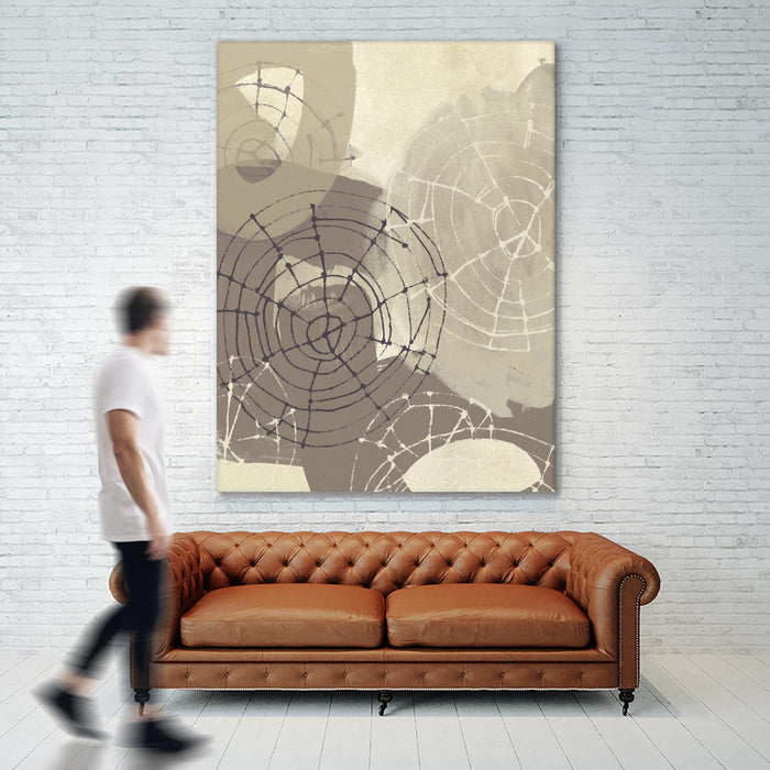 Spiral Gesture II by June Erica Vess on GIANT ART - brown abstract