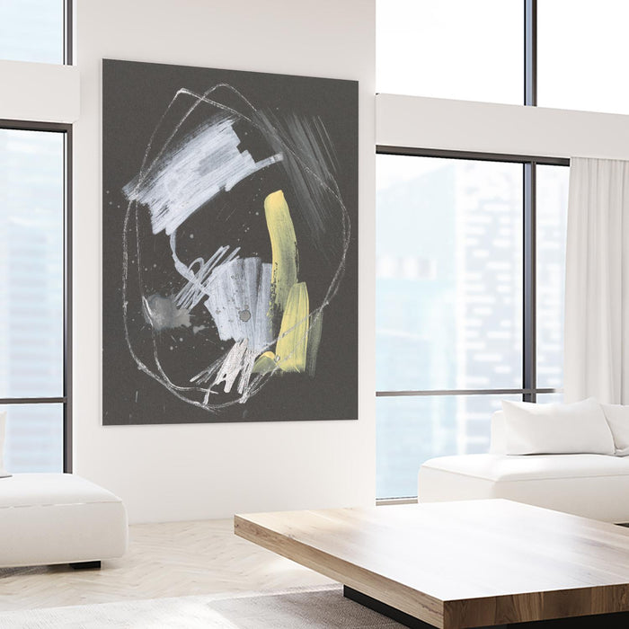 Sunny Marks I by Jennifer Goldberger on GIANT ART - grey  abstract abstract