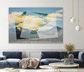 The Geometric Hills 1 by DavidJordan Williams on GIANT ART - green abstract