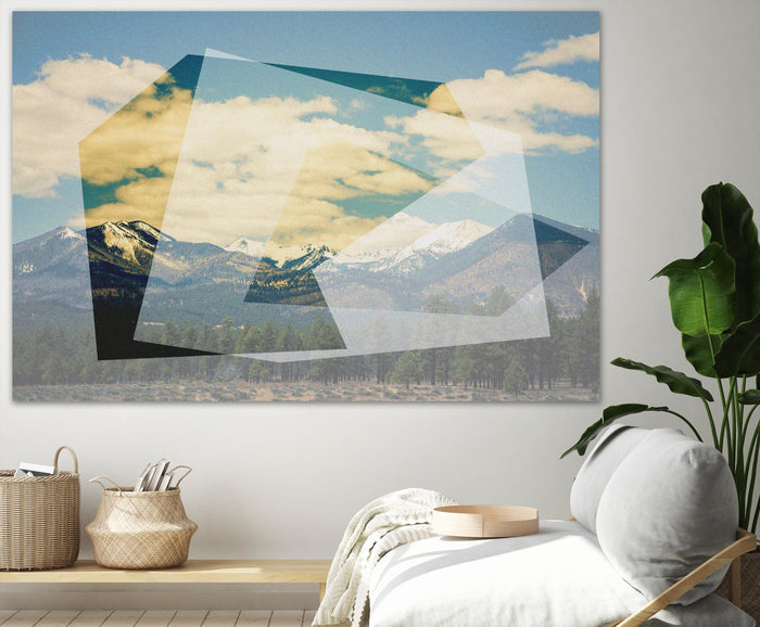 The Geometric Hills 1 by DavidJordan Williams on GIANT ART - green abstract