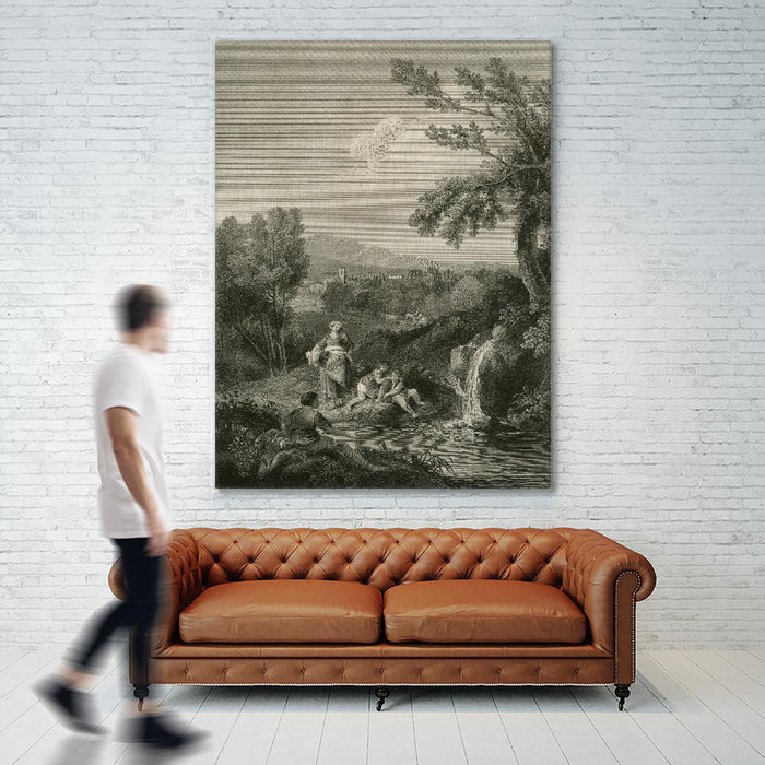 The Spring Head by F. Zuccherelli on GIANT ART - sea scene