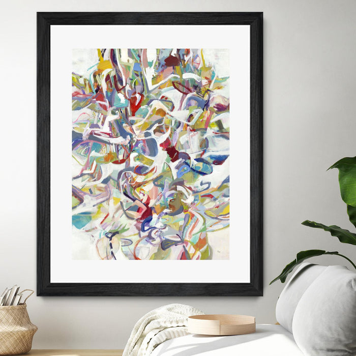 Today In Play by Lisa Ridgers on GIANT ART - blues abstract