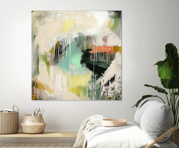 Tunnel Vision 1 by Brenna Harvey on GIANT ART - red abstract