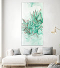 Turquoise Desert 3 by Allyson Fukushima on GIANT ART - green floral