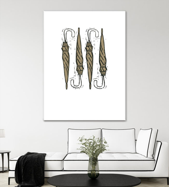 Umbrella Group 1 by Harvey, Brenna Harvey on GIANT ART - black still life fashion