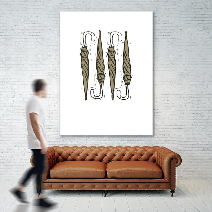 Umbrella Group 1 by Harvey, Brenna Harvey on GIANT ART - black still life fashion