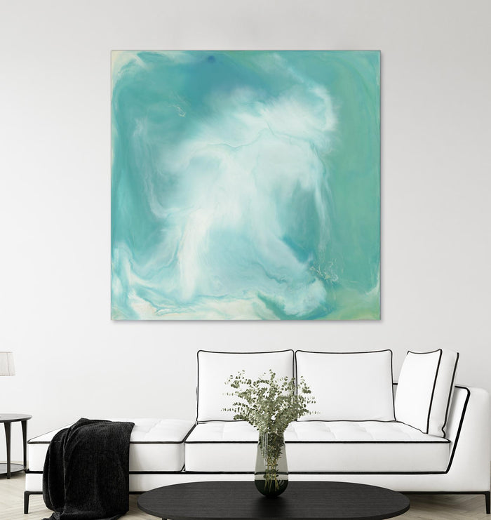 Untitled Seagreen by Corrie LaVelle on GIANT ART - white abstract