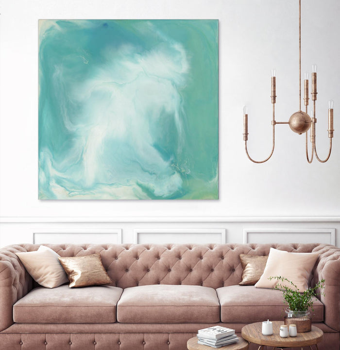 Untitled Seagreen by Corrie LaVelle on GIANT ART - white abstract