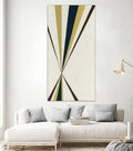 Vanishing Point II by June Erica Vess on GIANT ART - beige abstract geometrical