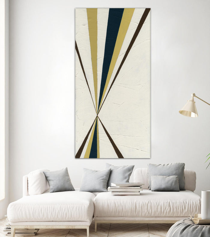 Vanishing Point II by June Erica Vess on GIANT ART - beige abstract geometrical