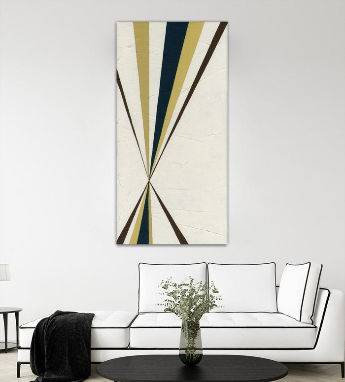 Vanishing Point II by June Erica Vess on GIANT ART - beige abstract geometrical