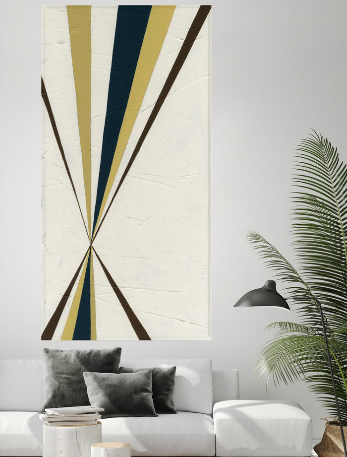 Vanishing Point II by June Erica Vess on GIANT ART - beige abstract geometrical