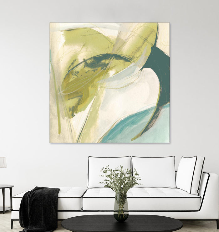 Vertigo Note II by June Erica Vess on GIANT ART - green abstract