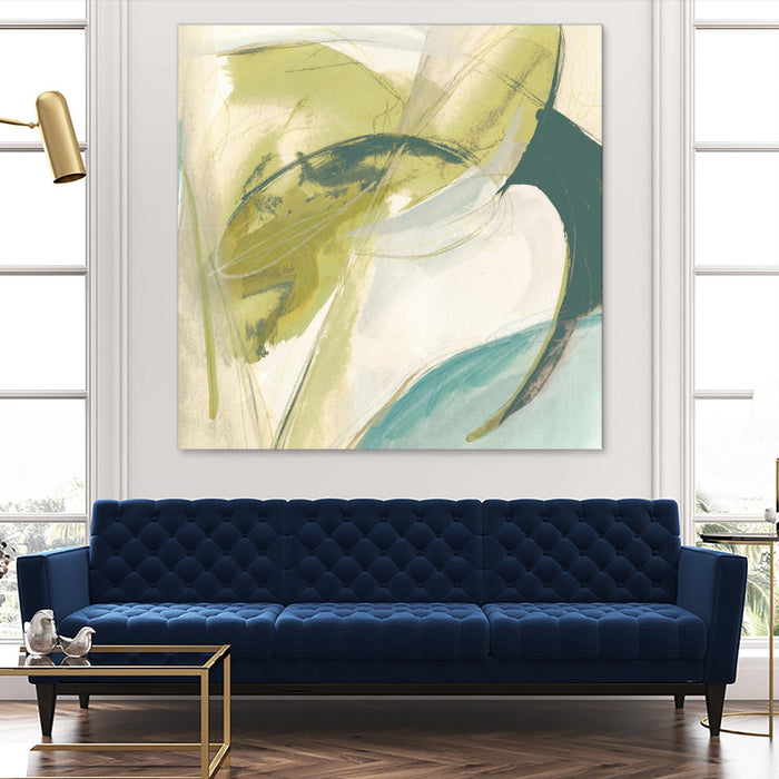 Vertigo Note II by June Erica Vess on GIANT ART - green abstract
