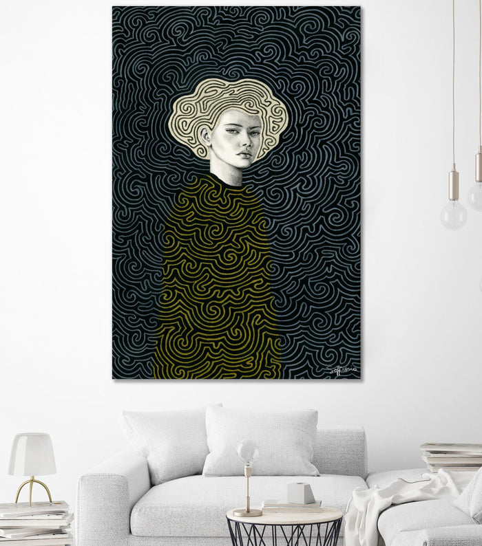 Vlada by Sofia Bonati on GIANT ART - yellow men and women