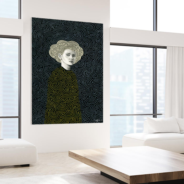 Vlada by Sofia Bonati on GIANT ART - yellow men and women