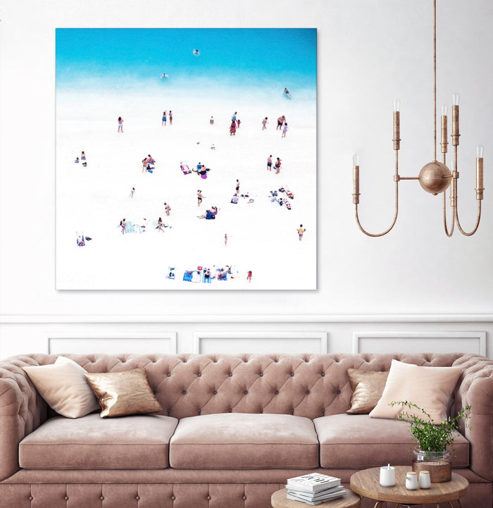 Whitewashed Beach B by THE Studio on GIANT ART - blue everyday life