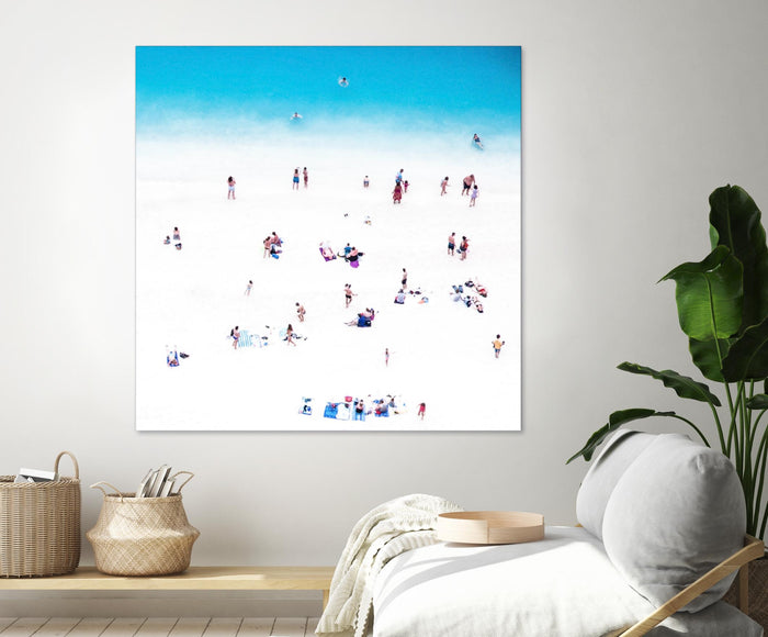 Whitewashed Beach B by THE Studio on GIANT ART - blue everyday life
