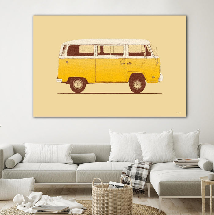 Yellow Van by Florent Bodart on GIANT ART