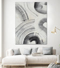 Zen Flow II by Jennifer Parker on GIANT ART - beige black & white abstract